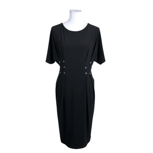 Unisex Joseph Ribkoff - Trikotaažist kleit, suurus 38 - Must (1)