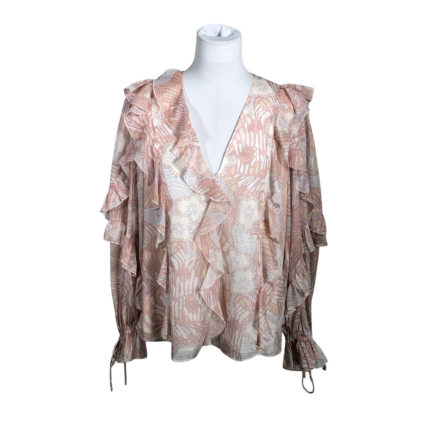Unisex Ted Baker - Pluus, suurus 38 - Heleroosa (1)