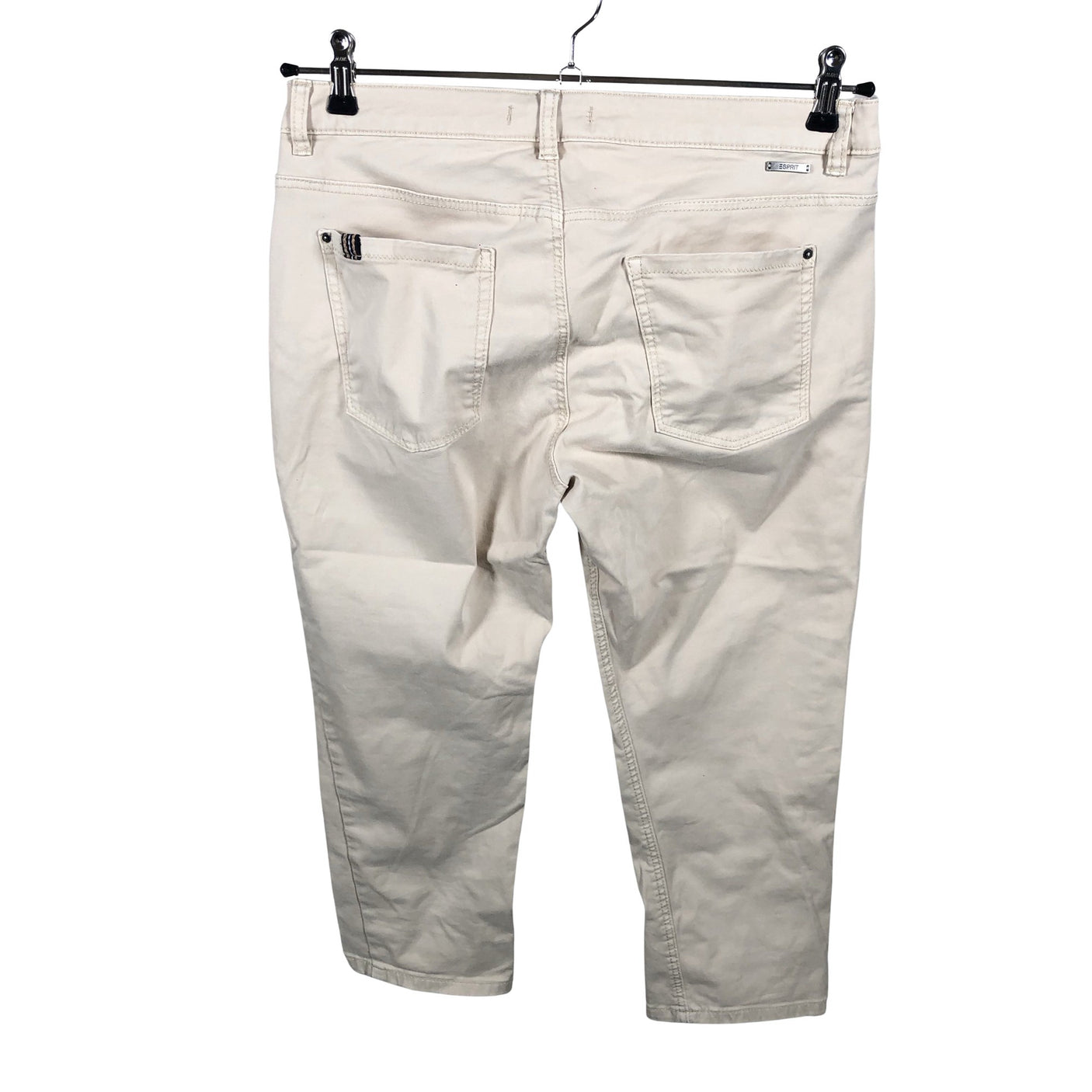 Unisex Esprit - Teksast poolpikad püksid, suurus 40 - Beige (2)