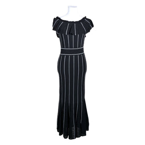 Unisex Joseph Ribkoff - Kootud kleit, suurus 40 - Must (1)