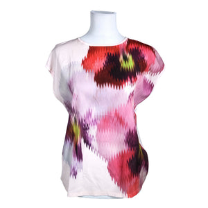 Unisex Ted Baker - Lühikeste käistega pluus, suurus 38 - Heleroosa (1)