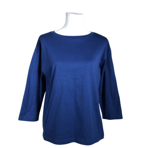 Unisex Muji - Trikotaažist pluus, suurus 38 - Sinine (1)
