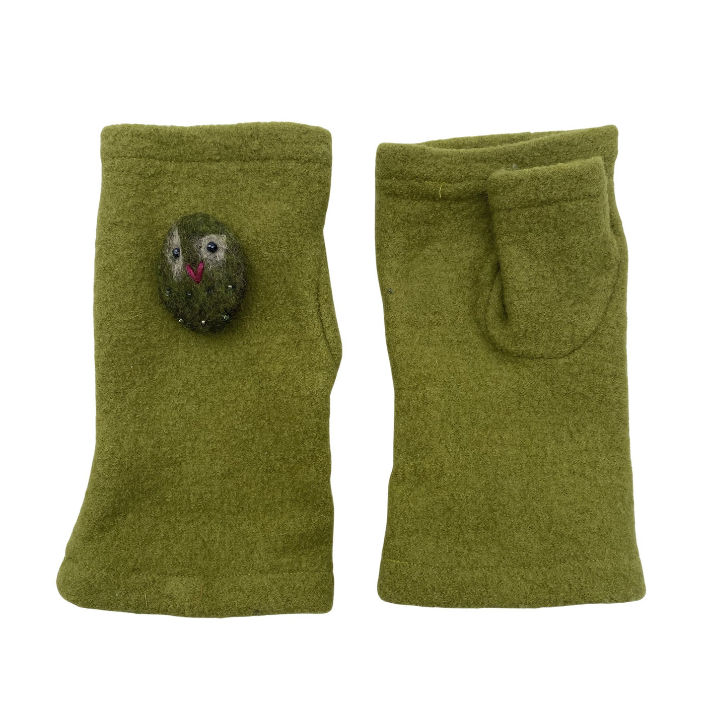 Unisex Handmade - Sõrmkindad, suurus 42 - Roheline (1)