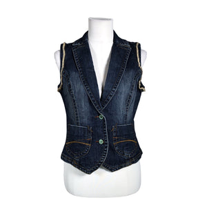 Unisex Tom Tailor - Teksavest, suurus 38 - Sinine (1)