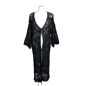 Unisex Bohemiana - Kardigan, suurus 40 - Must (1)