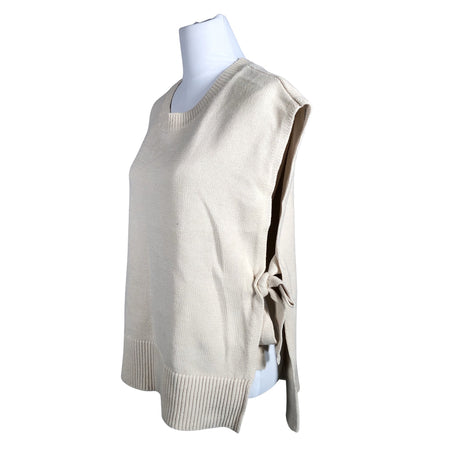 Unisex Selected - Kootud vest, suurus 36 - Beige (2)