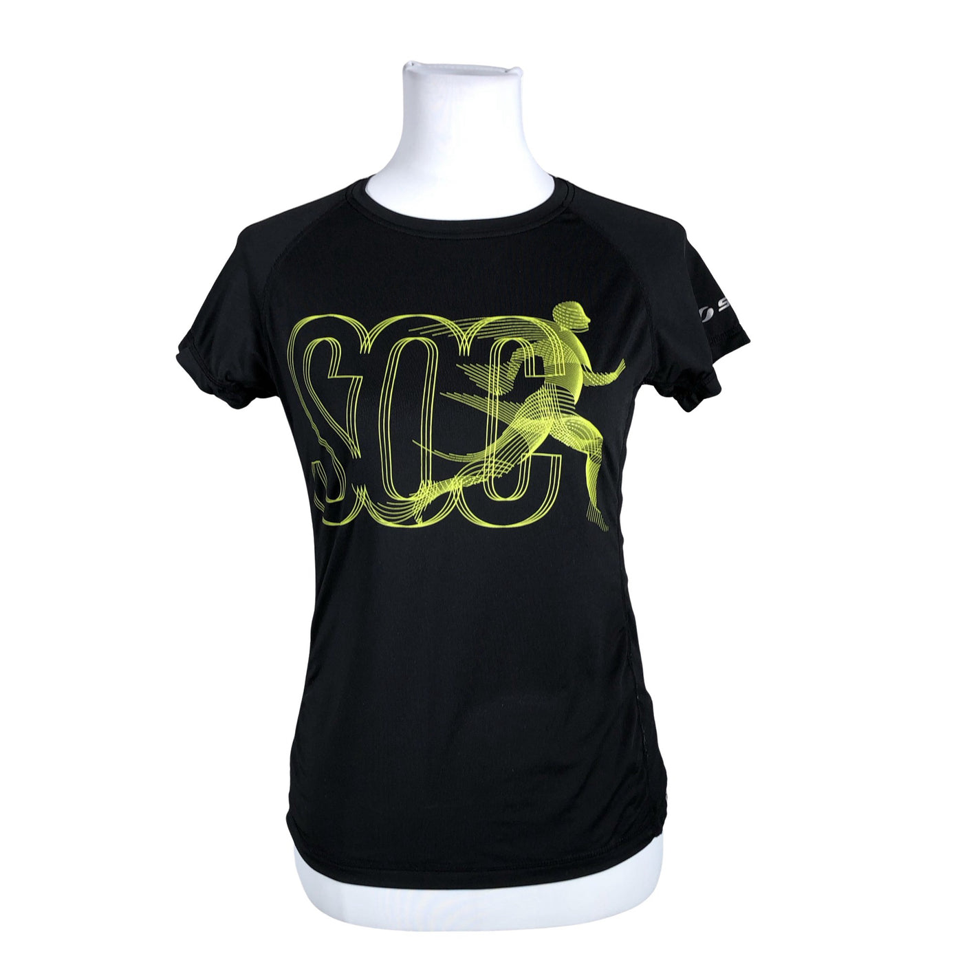 Unisex Soc - Spordisärk, lühikesed käised, suurus 34 - Must (1)