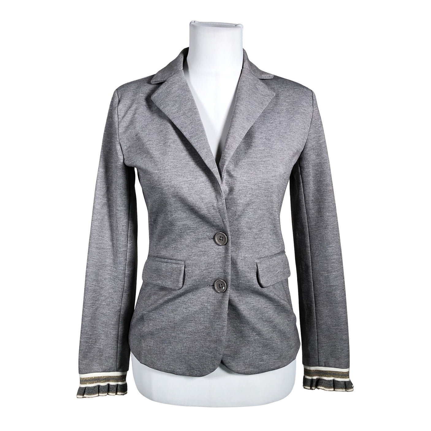 Unisex Cream - Dressikangast jakk, suurus 34 - Hall (1)