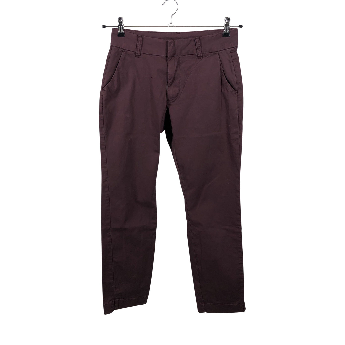 Unisex Kaffe - Chino-püksid, suurus 36 - Veinipunane (1)