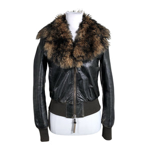 Unisex Benetton - Nahktagi, suurus 36 - Pruun (1)