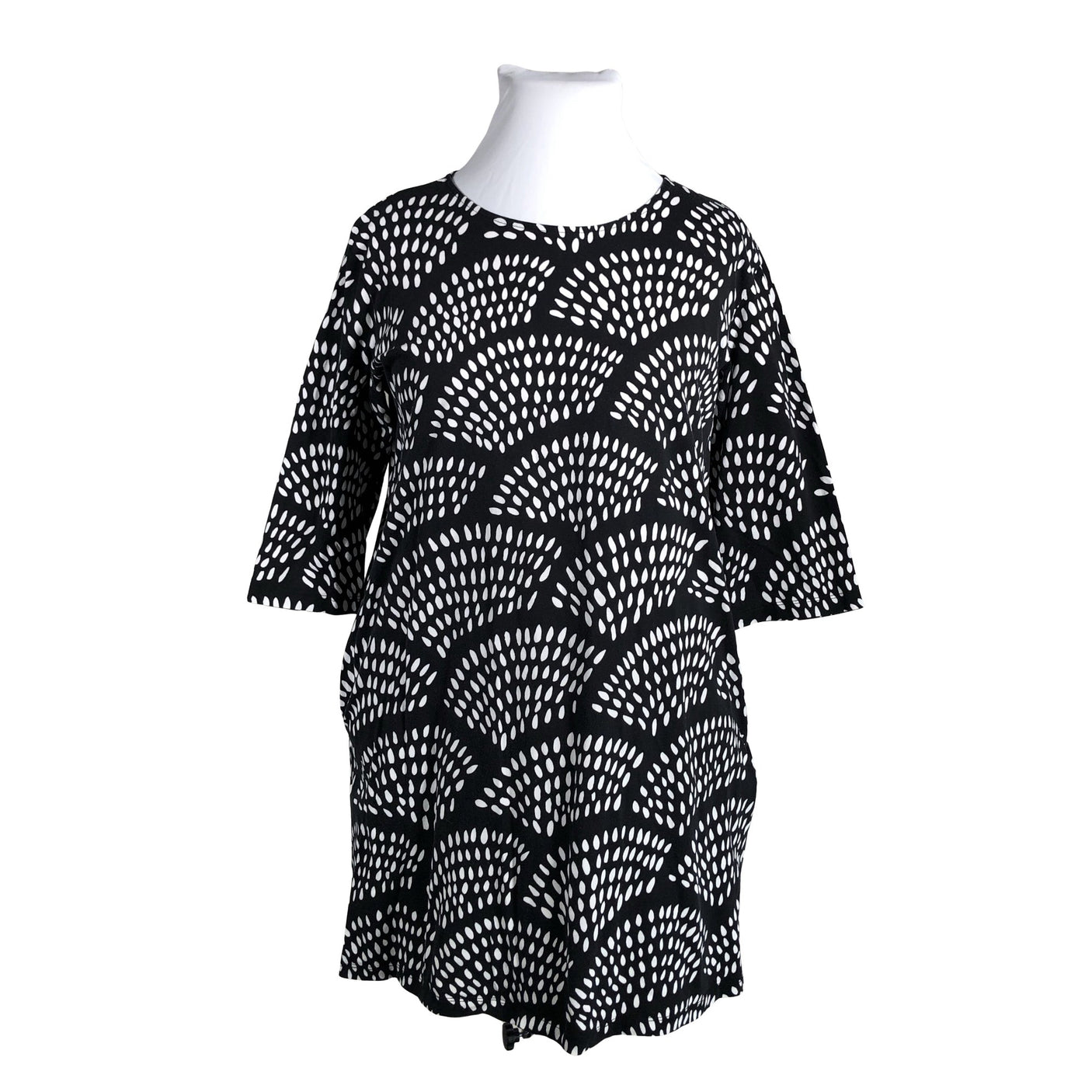 Unisex Marimekko - Trikotaažist tuunika, suurus 44 - Must (1)