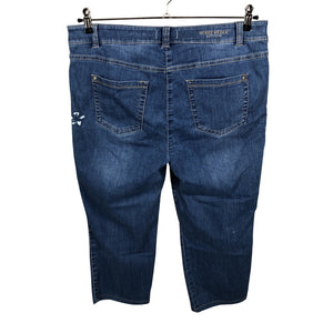 Unisex Gerry Weber - Teksast poolpikad püksid, suurus 44 - Sinine (2)