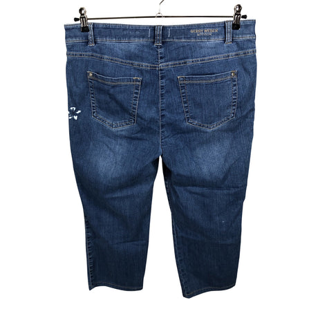 Unisex Gerry Weber - Teksast poolpikad püksid, suurus 44 - Sinine (2)