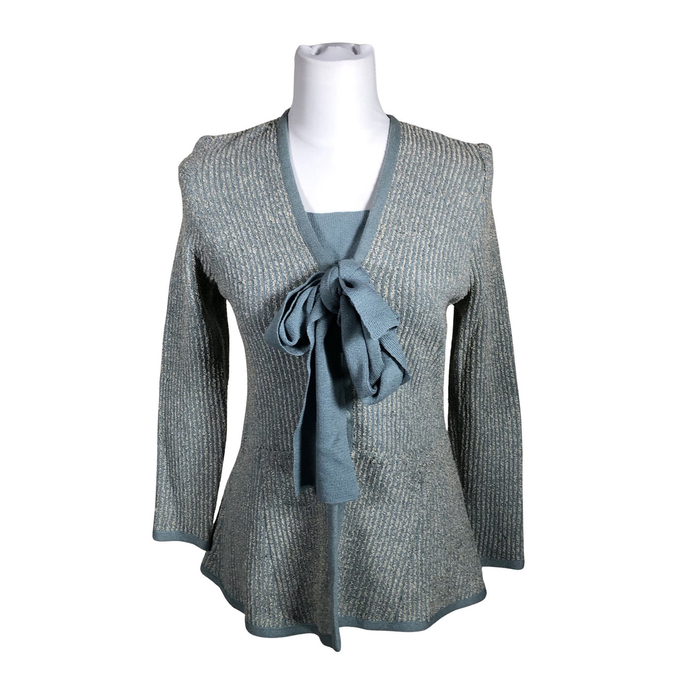 Unisex Neulenuttu Tetti Siren - Kardigan, suurus 36 - Helesinine (1)