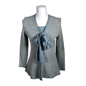 Unisex Neulenuttu Tetti Siren - Kardigan, suurus 36 - Helesinine (1)