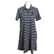 Unisex Fransa - Trikotaažist kleit, suurus 36 - Sinine ()