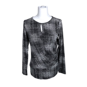 Unisex Ril's - Trikotaažist pluus, suurus 38 - Must (1)