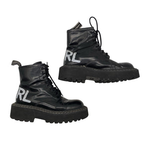 Unisex Karl Lagerfeld - Nööridega saapad, suurus 38 - Must (1)