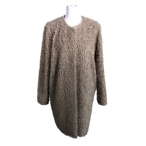 Unisex Andiata - Kunstkarusnahast mantel, suurus 40 - Beige (1)