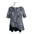 Unisex Femme - Lühikeste käistega pluus, suurus 46 - Must ()