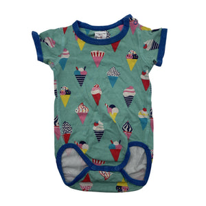 Unisex Polarn O. Pyret - Bodi, suurus 68 - 74 - Türkiis (1)