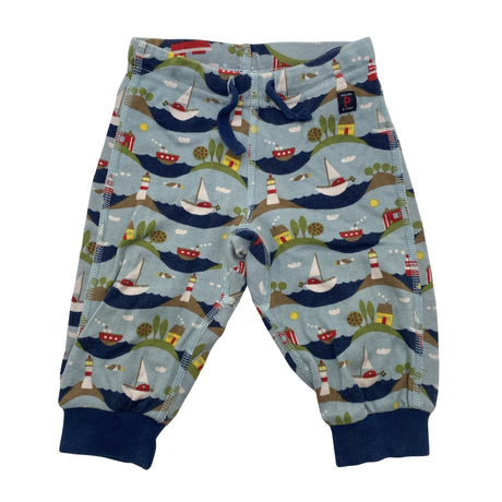 Unisex Polarn O. Pyret - Trikotaažist püksid, suurus 56 - 62 - Helesinine ()