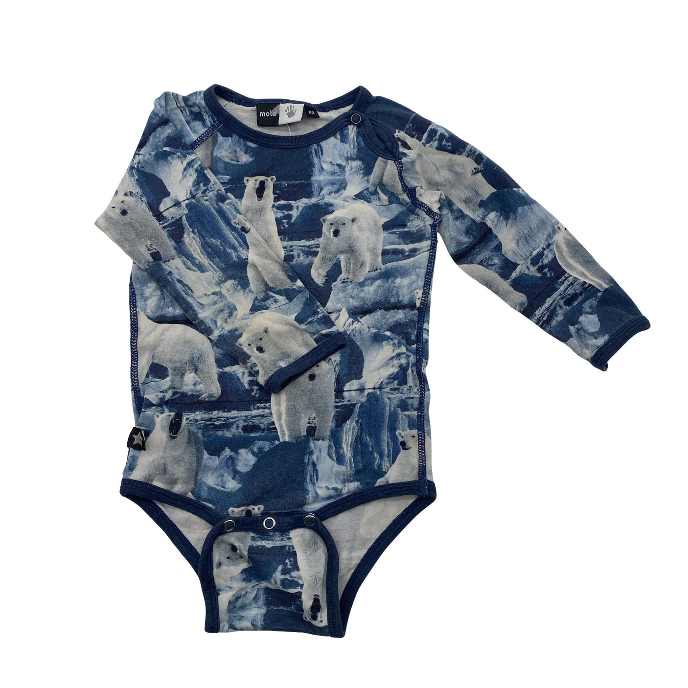 Unisex Molo Kids - Bodi, suurus 74 - 80 - Sinine (1)
