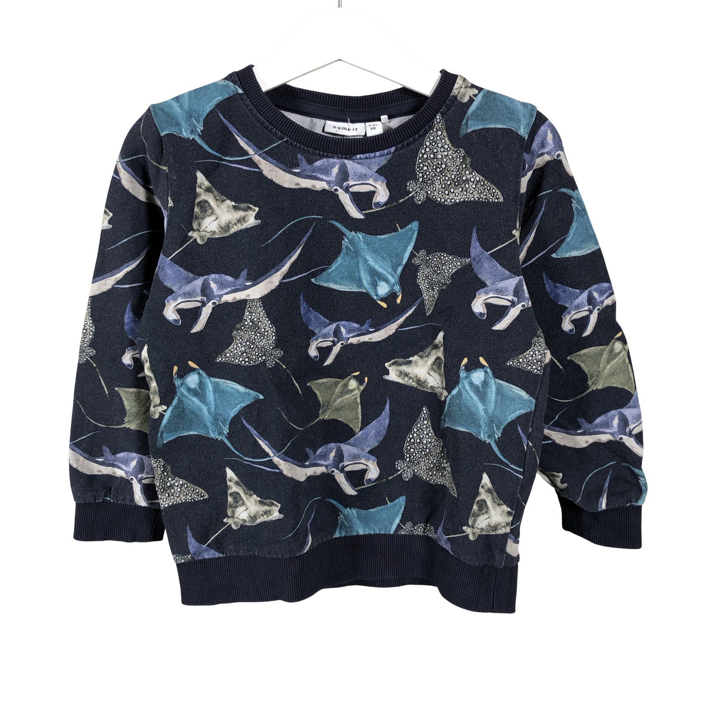 Unisex Name It - Dressikangast pluus, suurus 92 - 98 - Sinine (2)