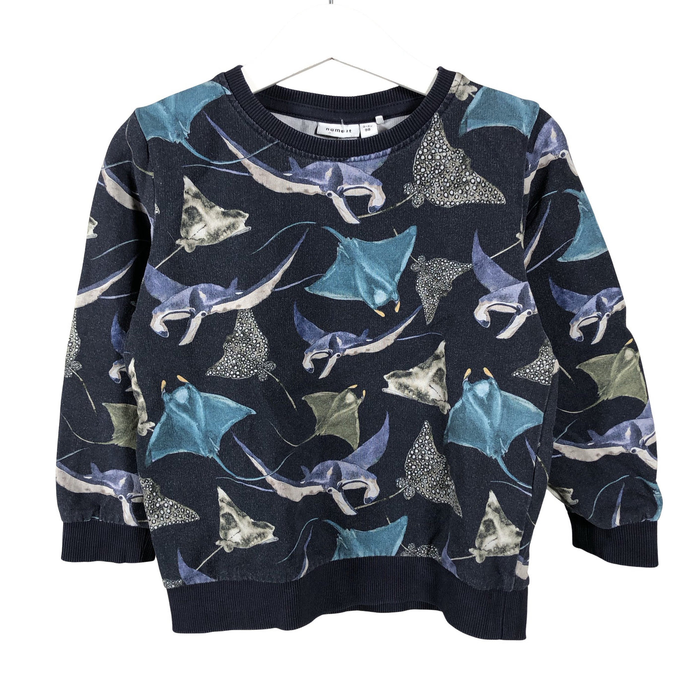 Unisex Name It - Dressikangast pluus, suurus 92 - 98 - Sinine (1)