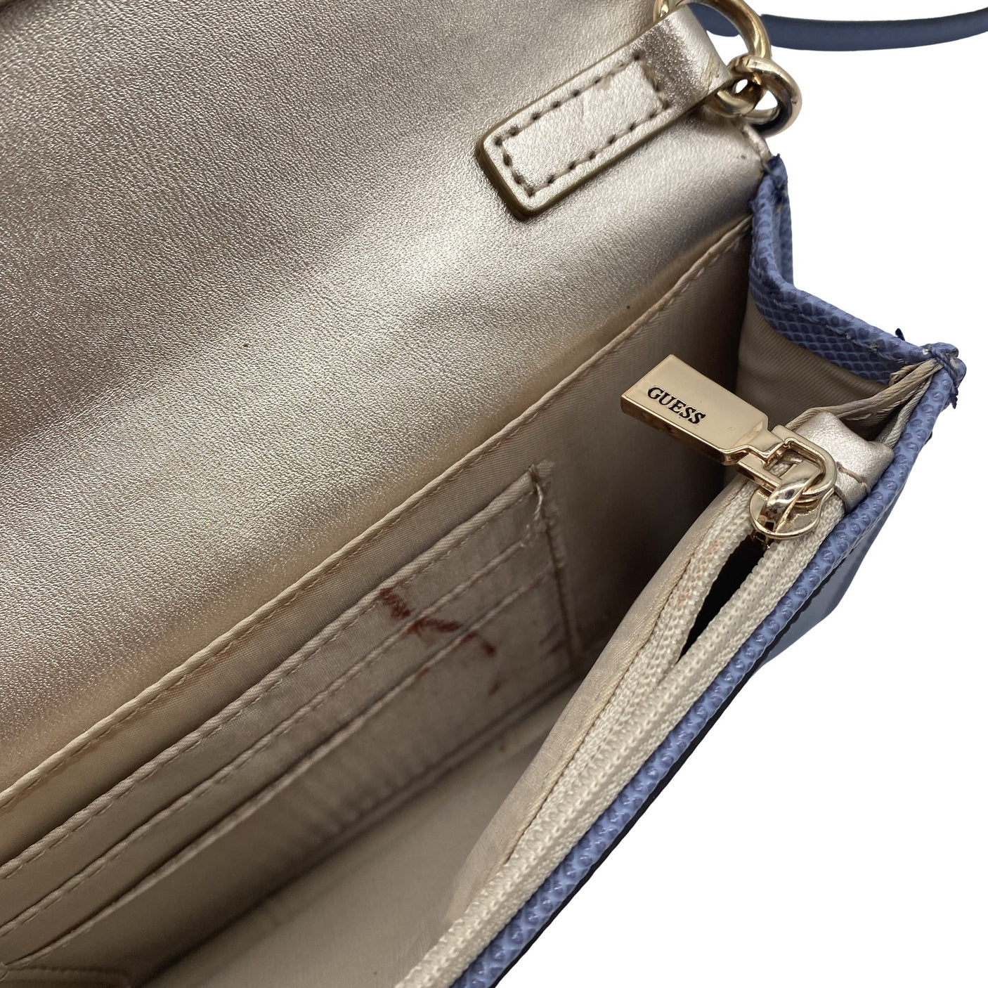 Unisex Guess - Õlakott, suurus Mini - Helesinine (2)