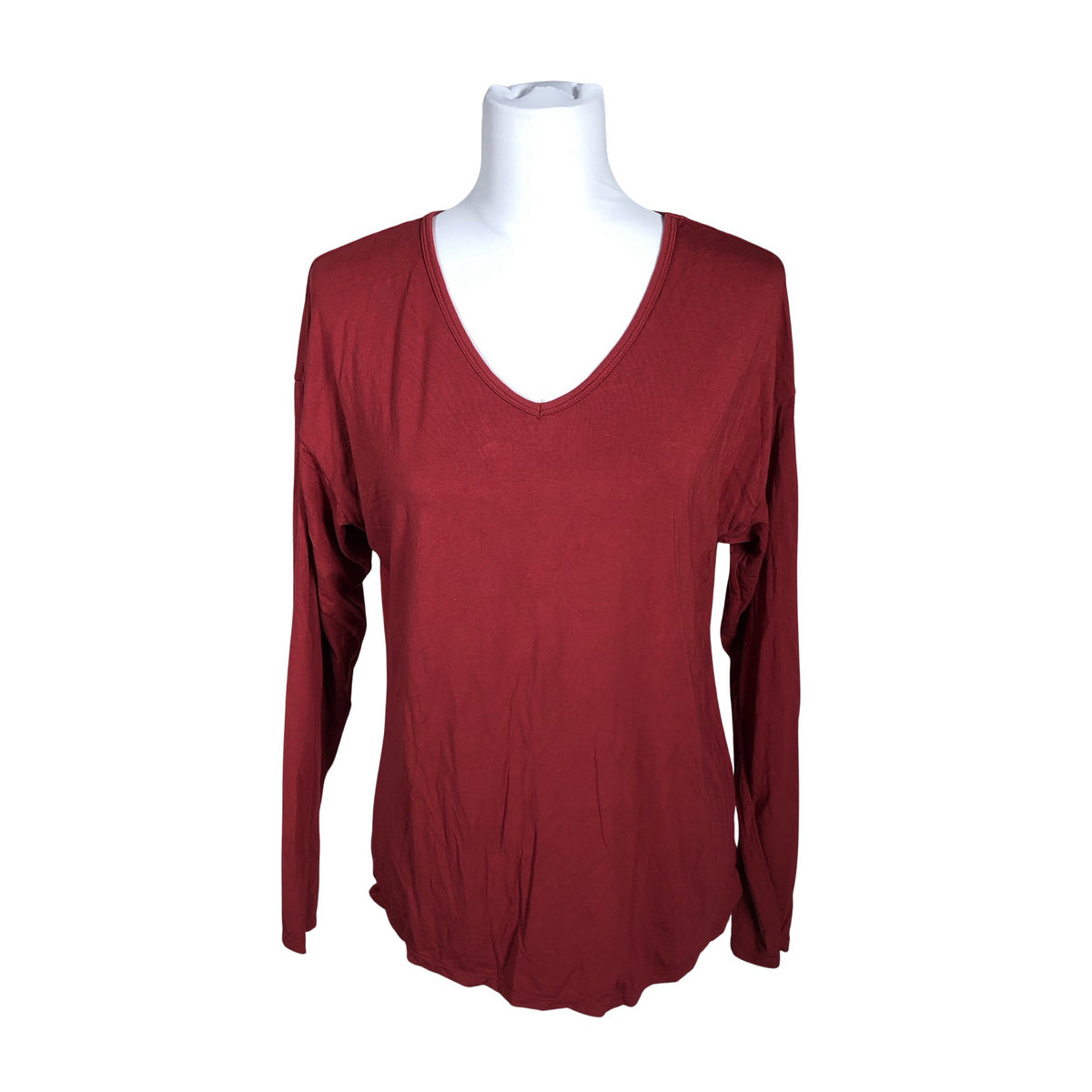 Unisex Halara - Trikotaažist pluus, suurus 38 - Veinipunane (1)