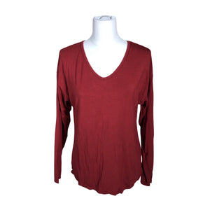 Unisex Halara - Trikotaažist pluus, suurus 38 - Veinipunane (1)