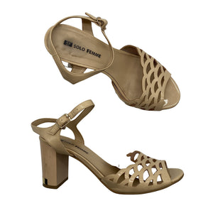 Unisex Solo Femme - Kontsaga rihmikud, suurus 37 - Beige (1)