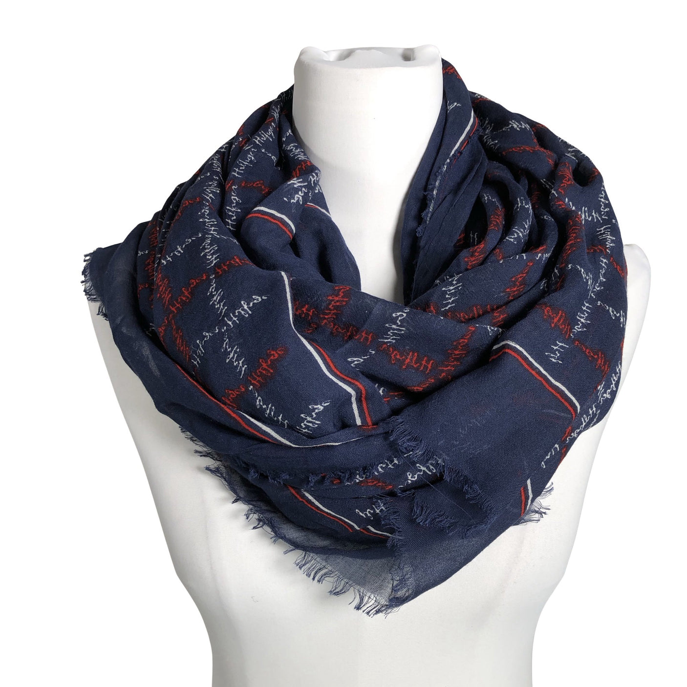 Unisex Tommy Hilfiger - Õhuke sall, suurus Maxi - Sinine (1)
