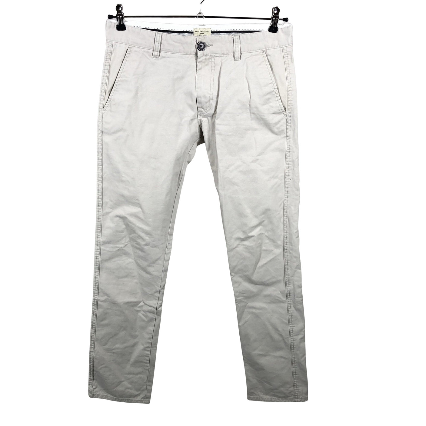 Unisex Selected - Chino-püksid, suurus W32 - Beige (1)