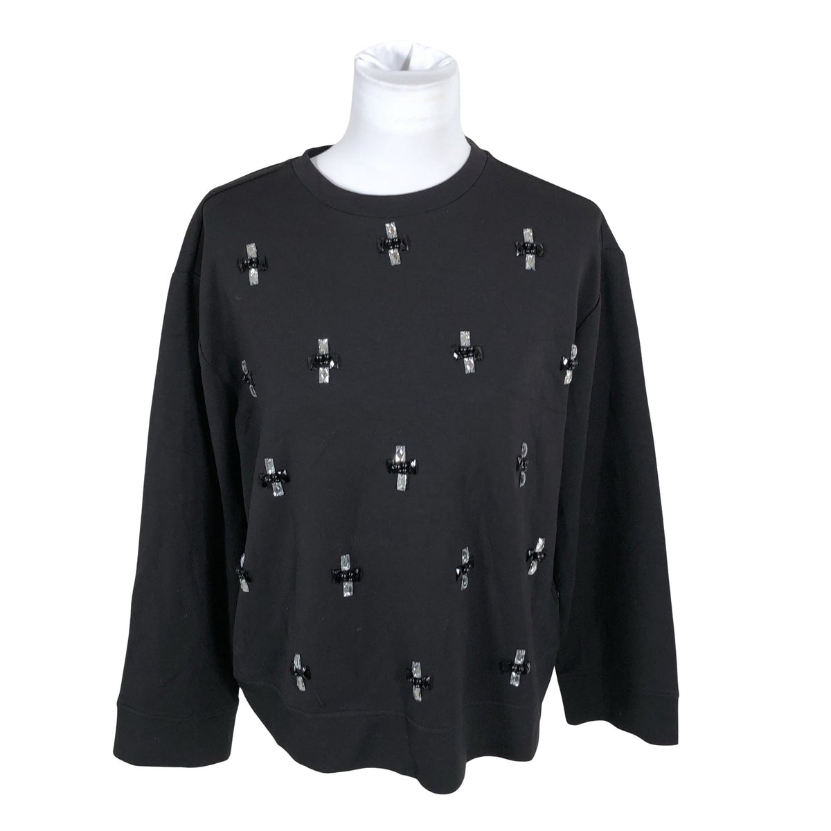 Unisex InWear - Trikotaažist pluus, suurus 38 - Must (2)