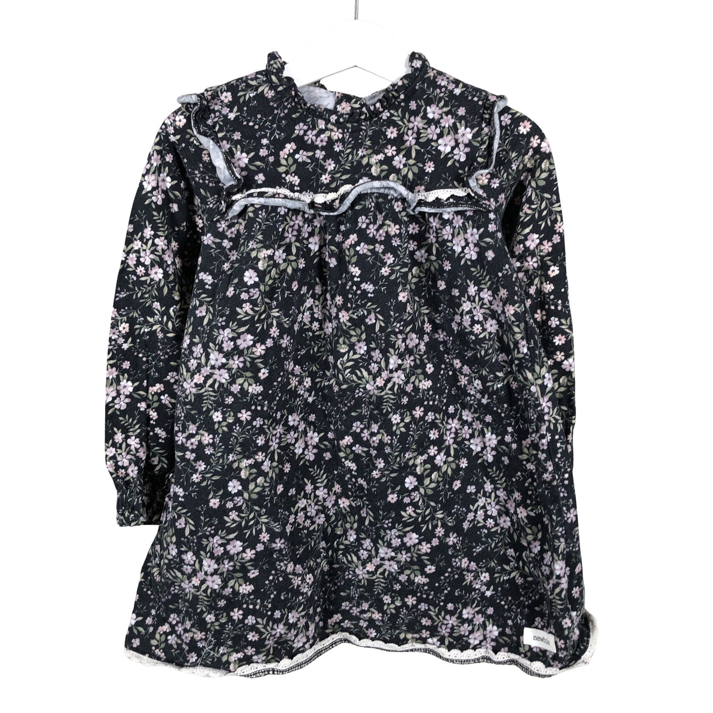 Unisex Newbie - Trikotaažist kleit, suurus 98 - 104 - Must (1)