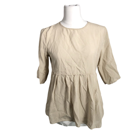 Unisex COS - Lühikeste käistega pluus, suurus 38 - Beige ()