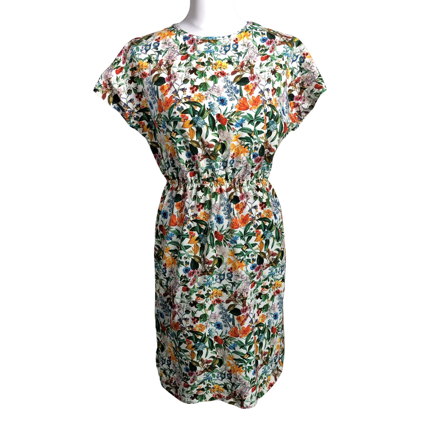 Unisex Metsola - Trikotaažist kleit, suurus 38 - Valge (1)