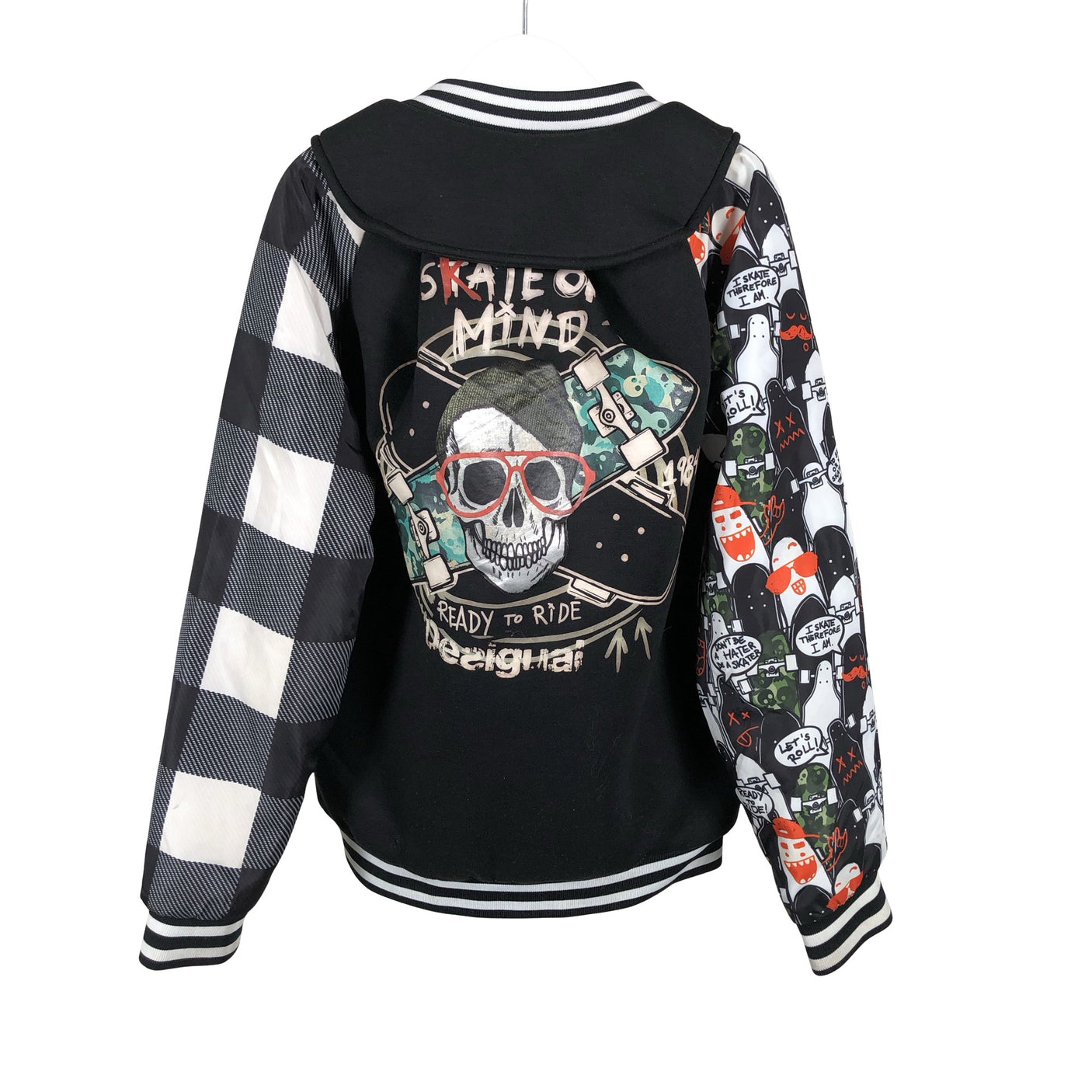 Unisex Desigual - Õhem talvejope, suurus 134 - 140 - Must (4)