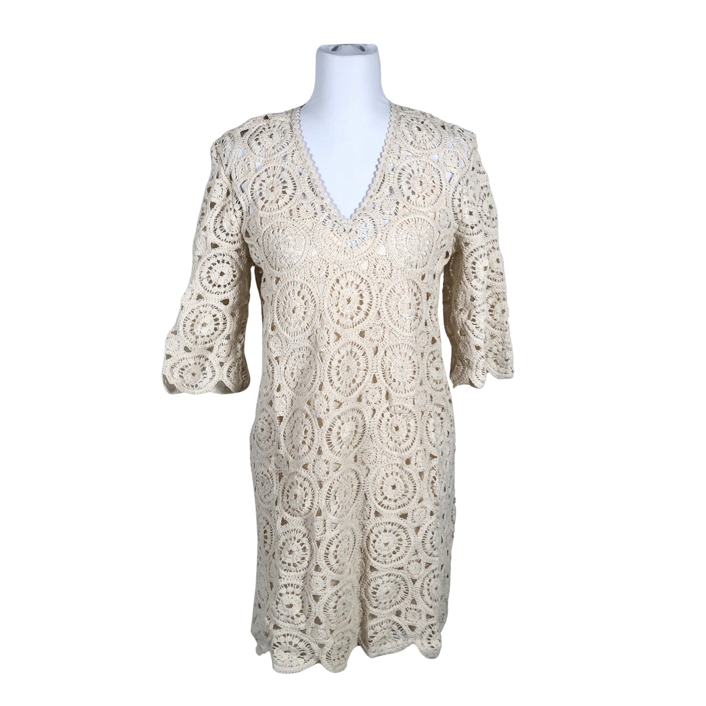 Unisex Max&Co - Mitteveniv kleit, suurus 40 - Beige (2)