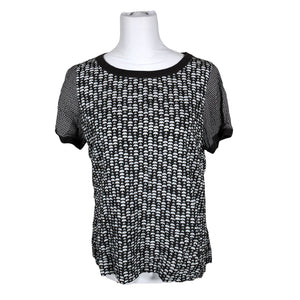 Unisex Sandwich - Lühikeste käistega pluus, suurus 38 - Hall (2)