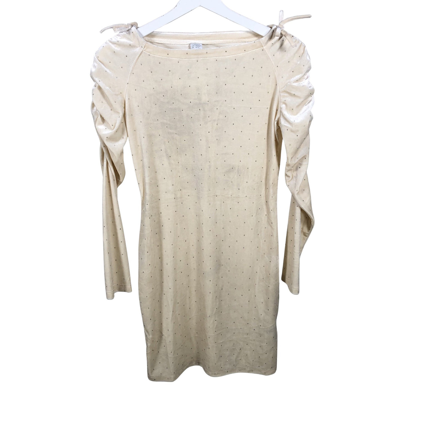 Unisex Lindex - Trikotaažist kleit, suurus 158 - 164 - Looduslik valge (1)