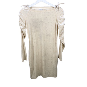 Unisex Lindex - Trikotaažist kleit, suurus 158 - 164 - Looduslik valge (1)