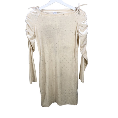 Unisex Lindex - Trikotaažist kleit, suurus 158 - 164 - Looduslik valge ()