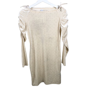 Unisex Lindex - Trikotaažist kleit, suurus 158 - 164 - Looduslik valge (2)