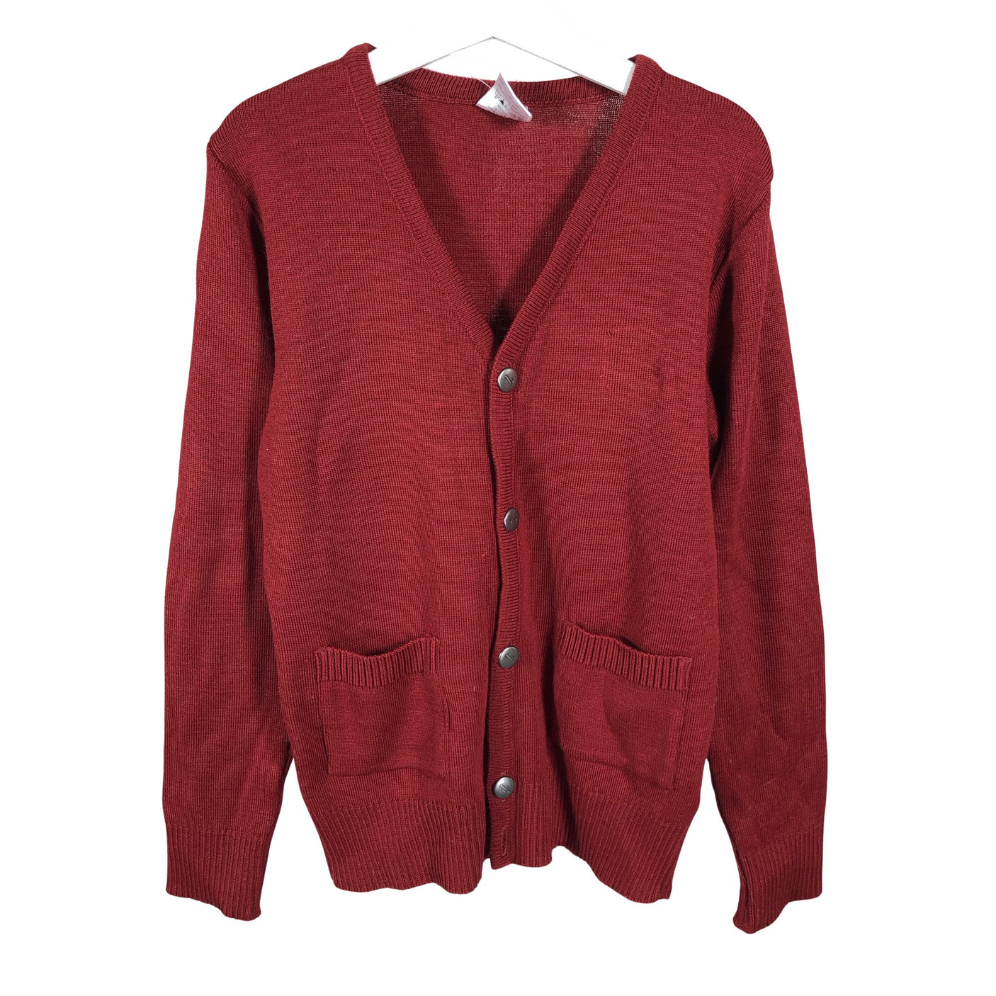 Unisex Norrison - Kardigan, suurus 134 - 140 - Veinipunane (1)