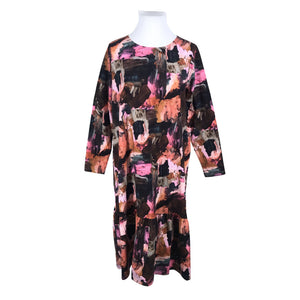 Unisex Aarrelabel - Trikotaažist kleit, suurus 44 - Veinipunane (1)
