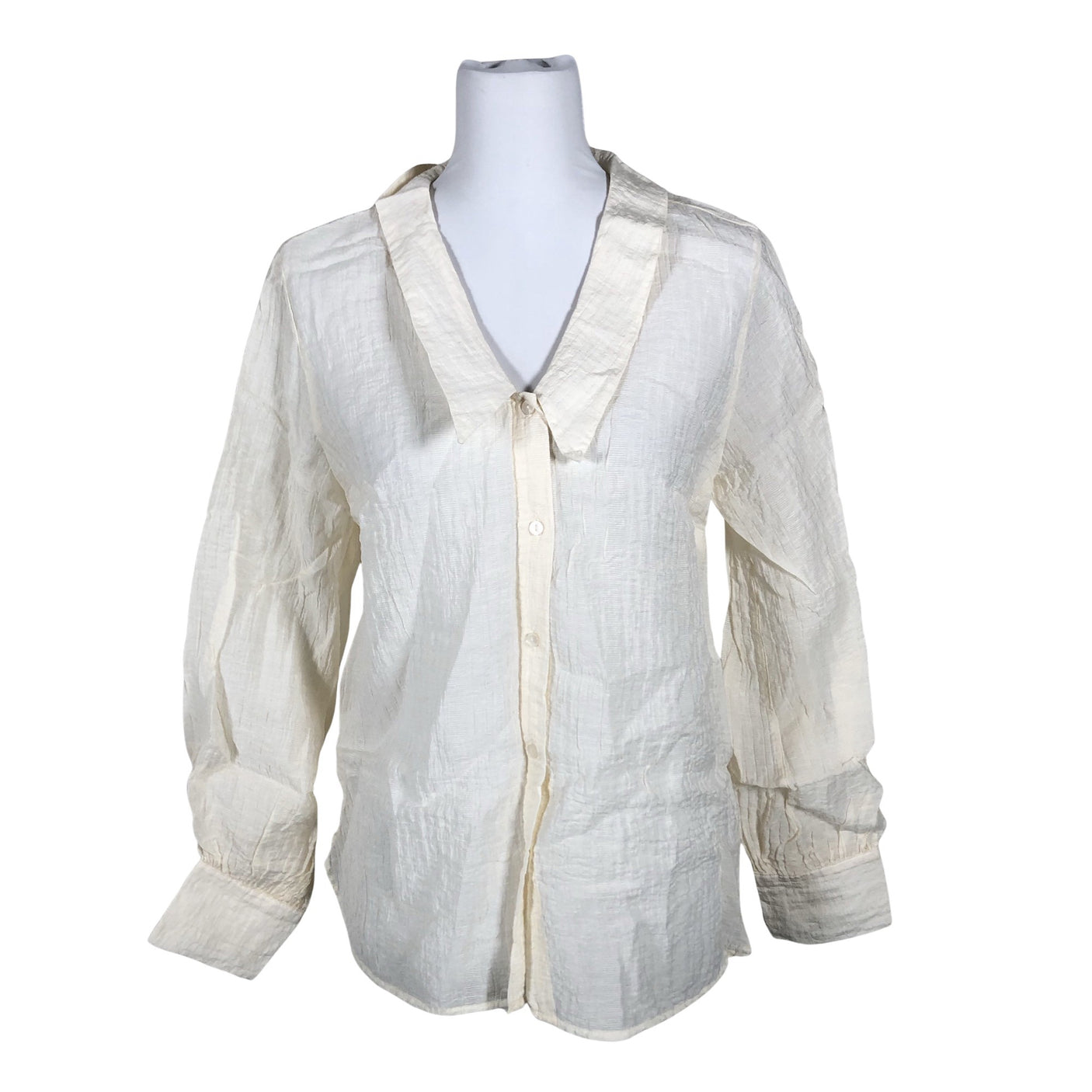 Unisex Lindex - Pluus, suurus 38 - Beige (2)