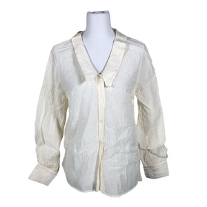 Unisex Lindex - Pluus, suurus 38 - Beige (2)